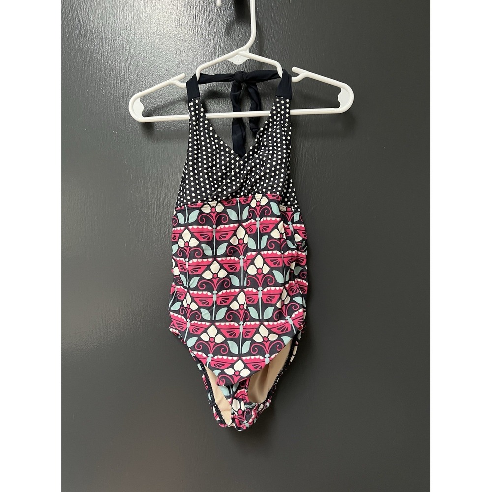 Tea Collection one piece  Butterfly Polka dot Swimsuit Girls Size 4